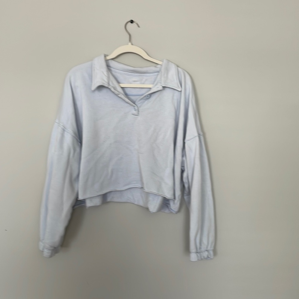 Aerie boyfriend cropped sweater